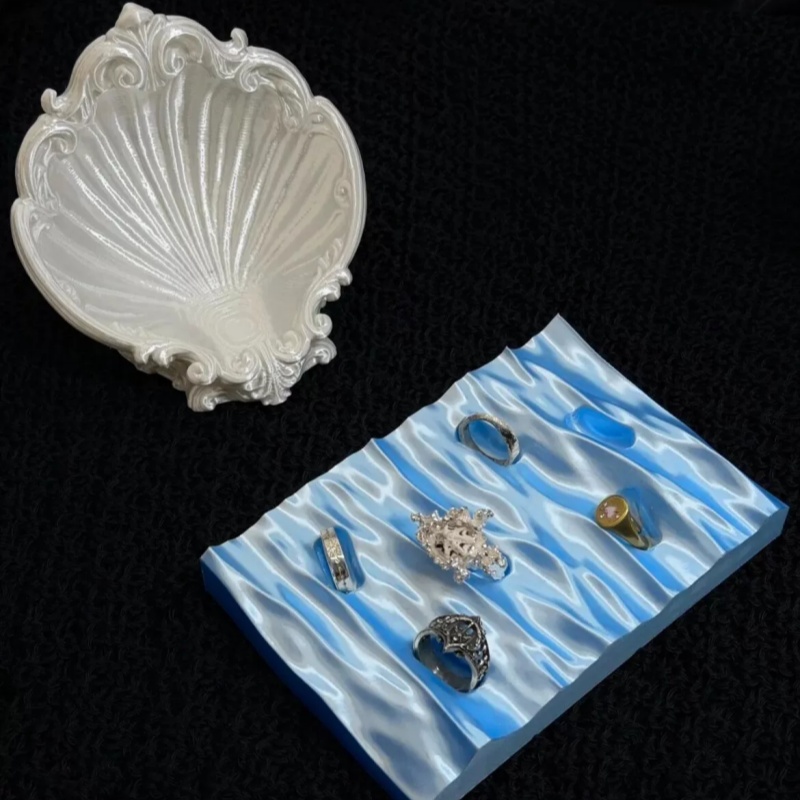 Women Accessories Display - Goods Ring Display Jewelry Tray Satin