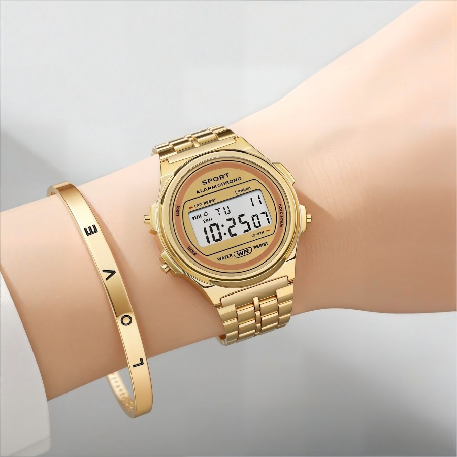 Women Accessories Display - Light-luxury Women Watches Set Ladies Electronic