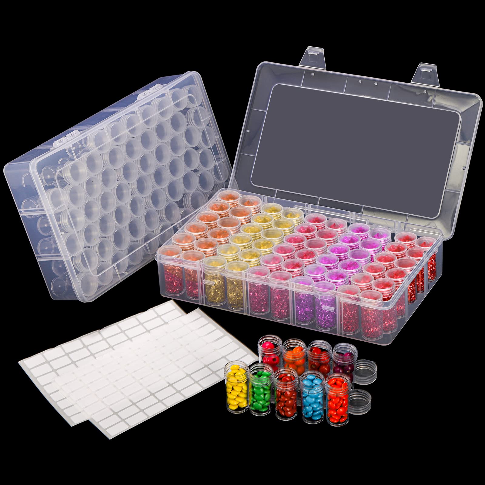 Women Accessories Box - 1pc 24/30//38/60 Slots Plastic Storage Box,