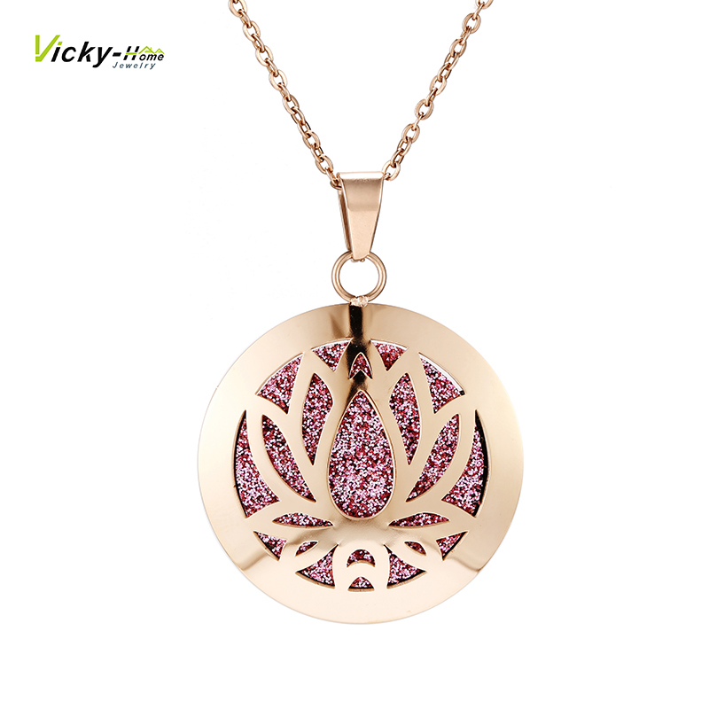 Women'S Essential Accessories - lotus necklace Aromatherapy Essential Oil Diffuser