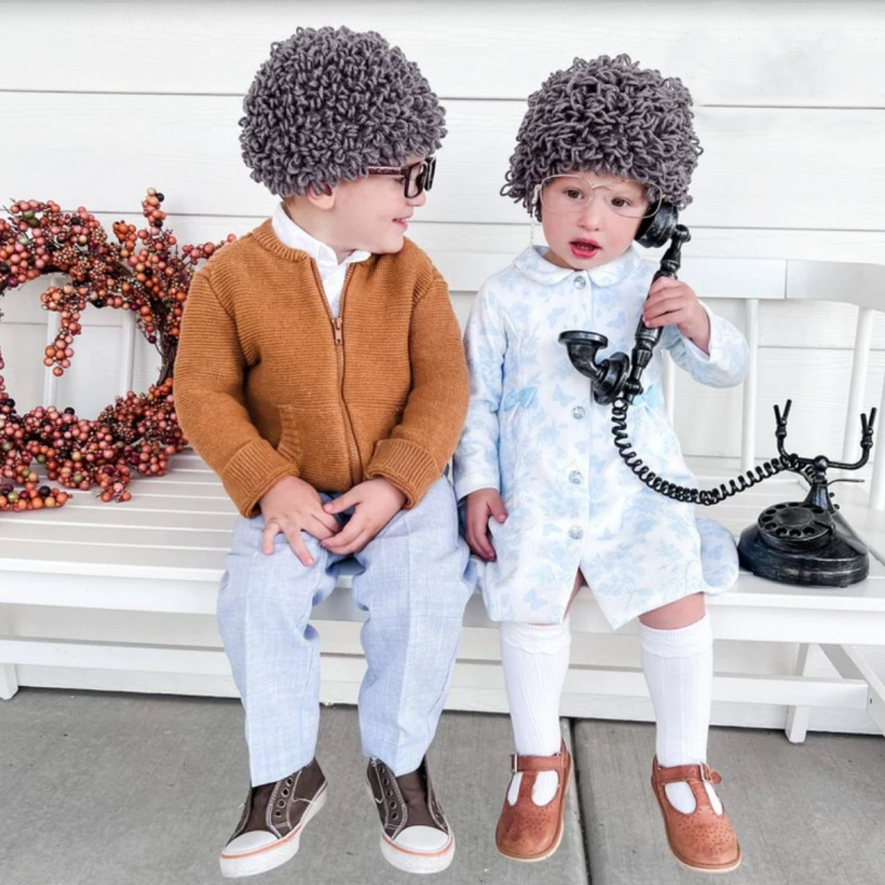 Cute Kids Boy Girl Old Lady Wo - Women'S Winter Accessories Set 评论和价格