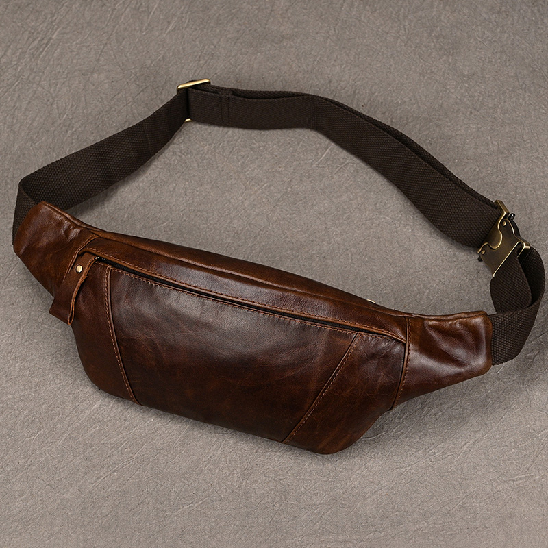 Men's Leather Chest Bags Cross - Women Electronic Accessories 评论和价格
