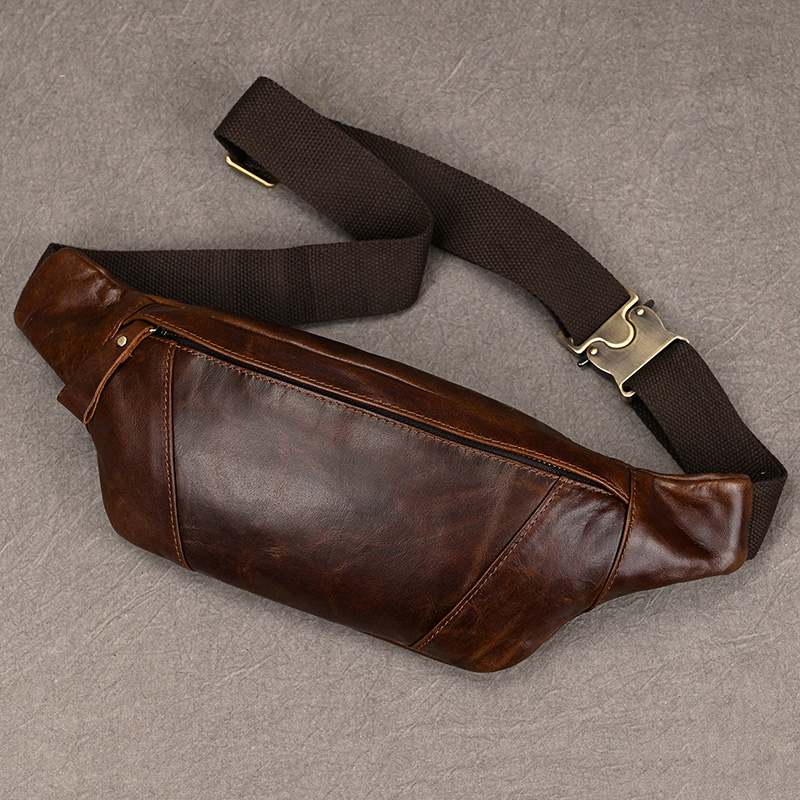 Men's Leather Chest Bags Cross - Women Electronic Accessories 评论和价格