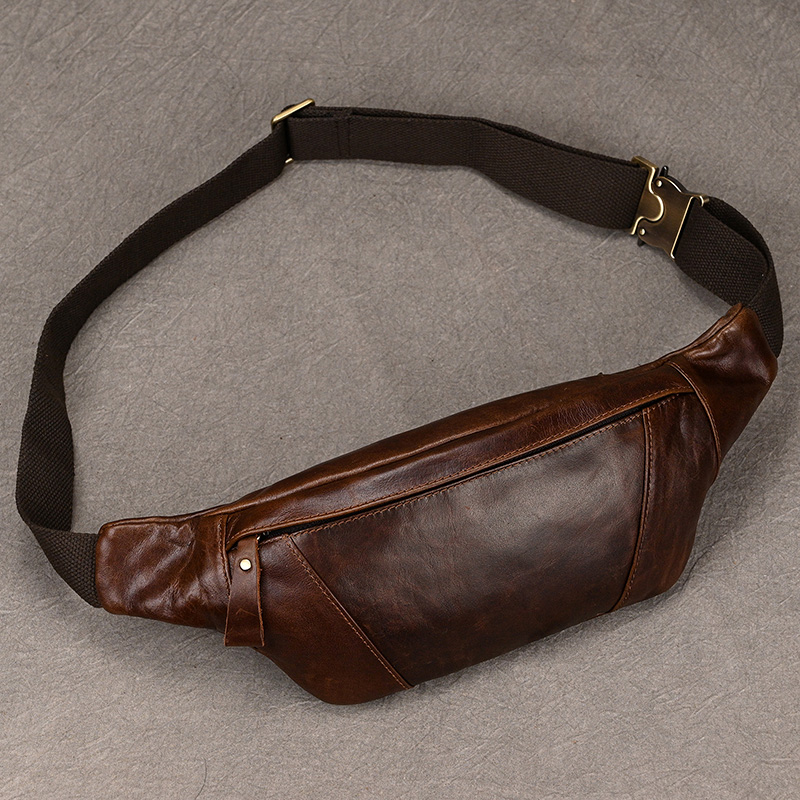 Men's Leather Chest Bags Cross - Women Electronic Accessories 评论和价格