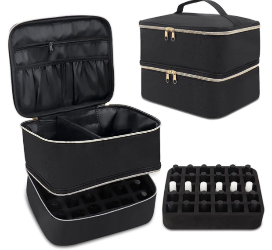 1pcs Nail Polish StorageBag Es - Women Accessories Box 评论和价格