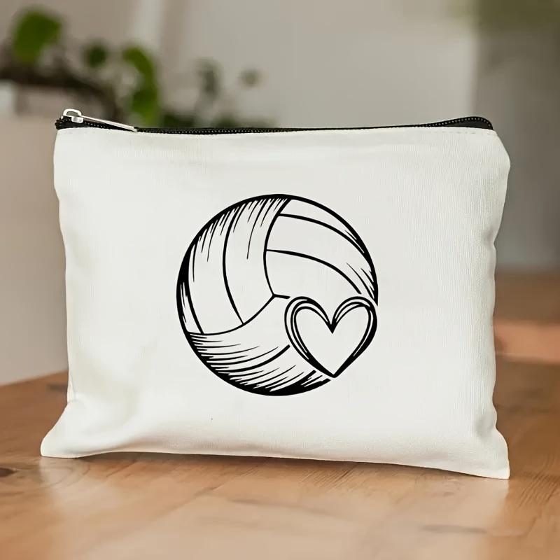 A Volleyball themed makeup bag - Women Accessories Box 评论和价格
