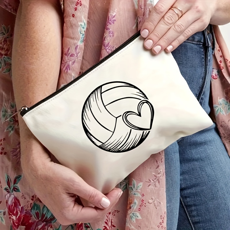 A Volleyball themed makeup bag - Women Accessories Box 评论和价格
