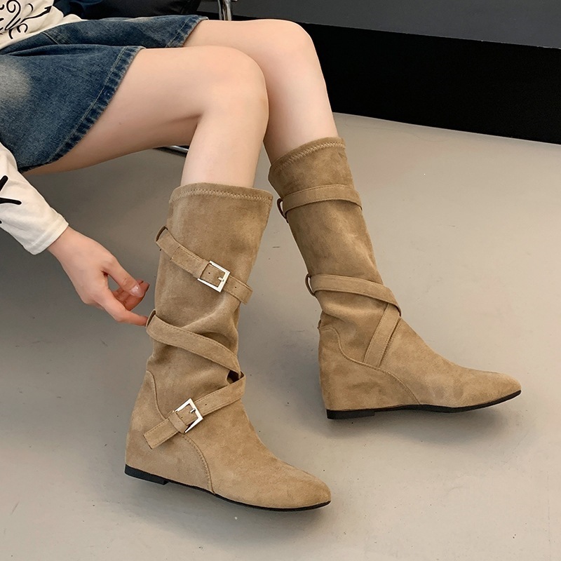 Women Vintage Suede Slouch Mid - Women Electronic Accessories 评论和价格