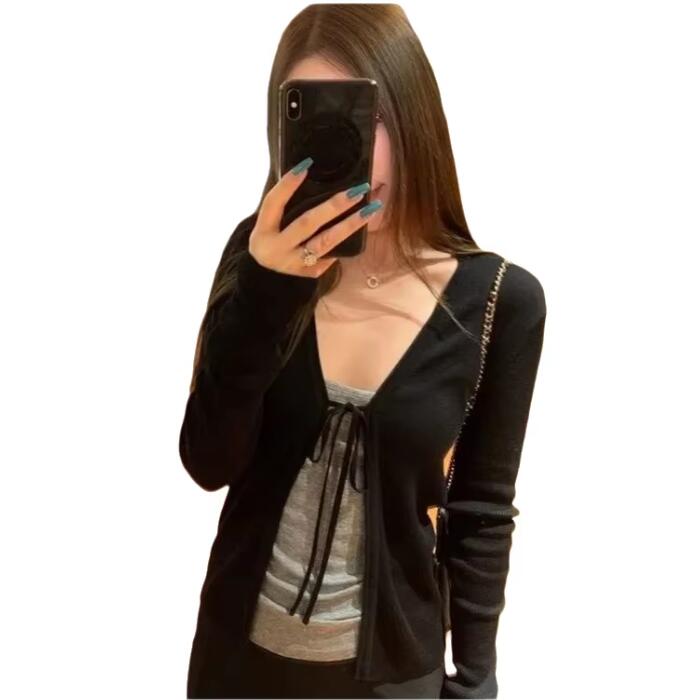 Women's Knitting Thin Long Sle - Women Electronic Accessories 评论和价格