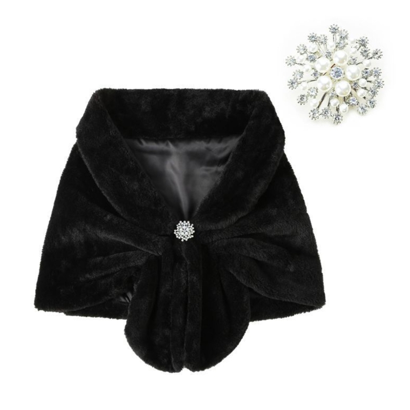 Fashion Ponchos Capes Set Eleg - Women'S Winter Accessories Set 评论和价格