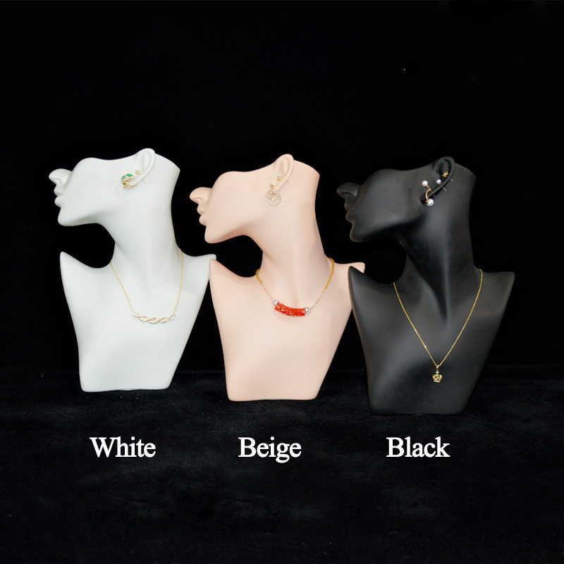 White Half Face Mannequin Head - Women Accessories Display 评论和价格