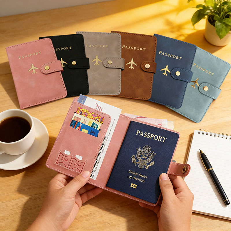 Leather Passport Holder Covers - Women'S Essential Accessories 评论和价格