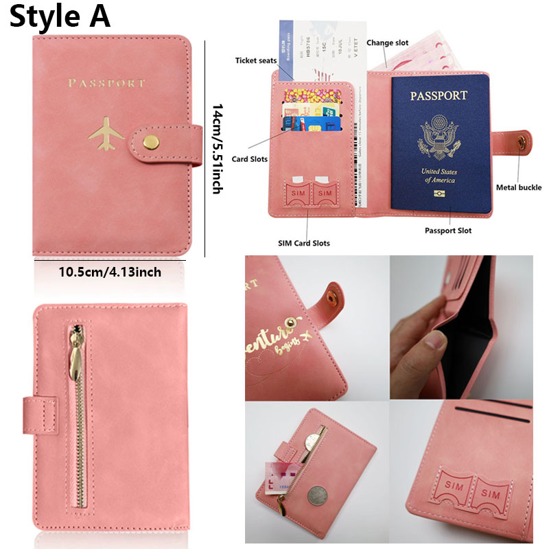 Leather Passport Holder Covers - Women'S Essential Accessories 评论和价格