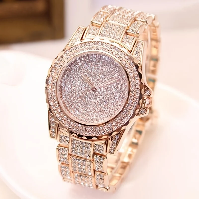 Fashion Crystal Full Steel Wom - Women Accessories Display 评论和价格