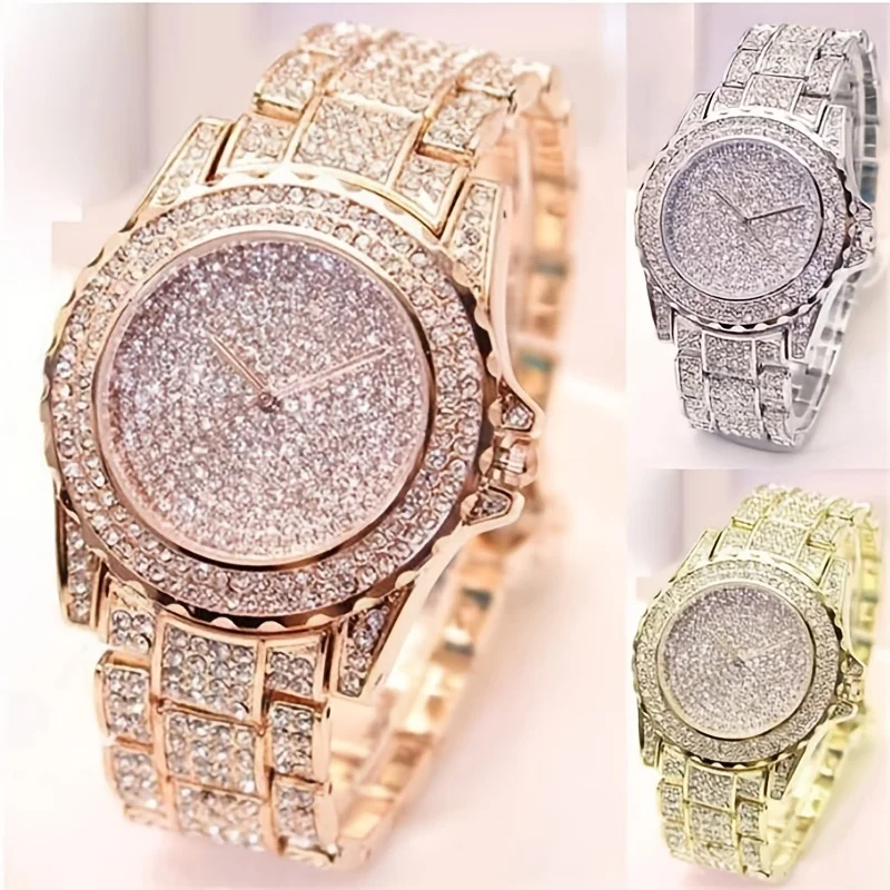 Fashion Crystal Full Steel Wom - Women Accessories Display 评论和价格