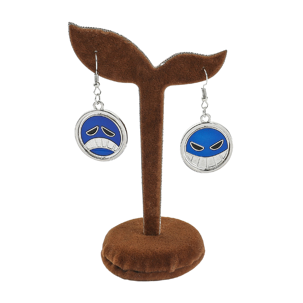 Creative Rotatable Smiling Fac - Women'S Ear Accessories 评论和价格