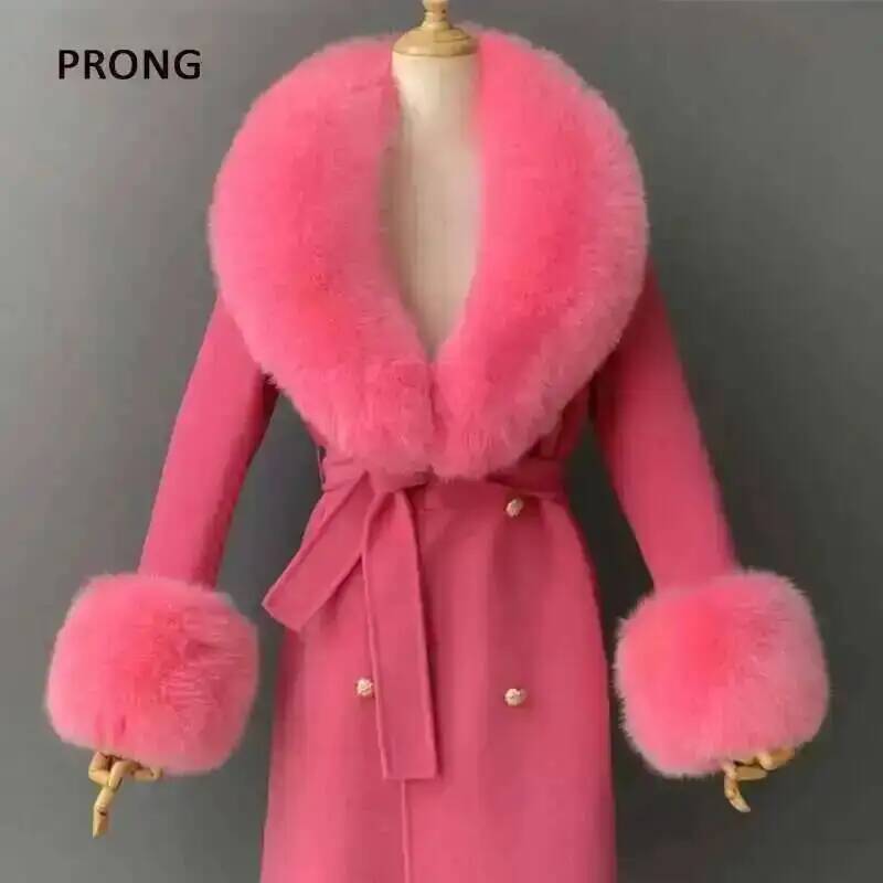 Real Fur Collar And Cuffs Set  - Women'S Winter Accessories Set 评论和价格