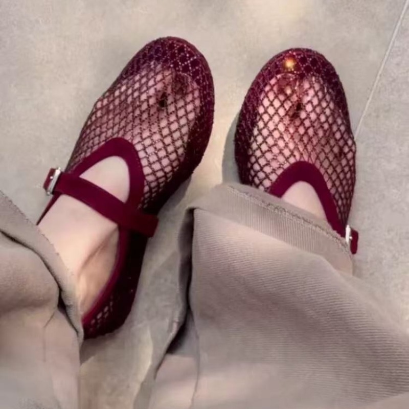 Hollow Rhinestone Baotou Sanda - Women'S Shoes And Accessories 评论和价格