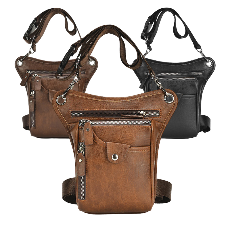 Vintage Pu Leather Waist Pack  - Women Electronic Accessories 评论和价格