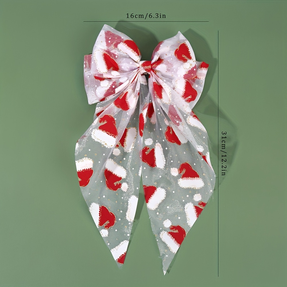 1 piece Christmas tulle bow ha - Women'S Essential Accessories 评论和价格