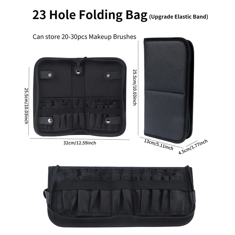 29/23 Holes Foldable Makeup Br - Women Accessories Box 评论和价格