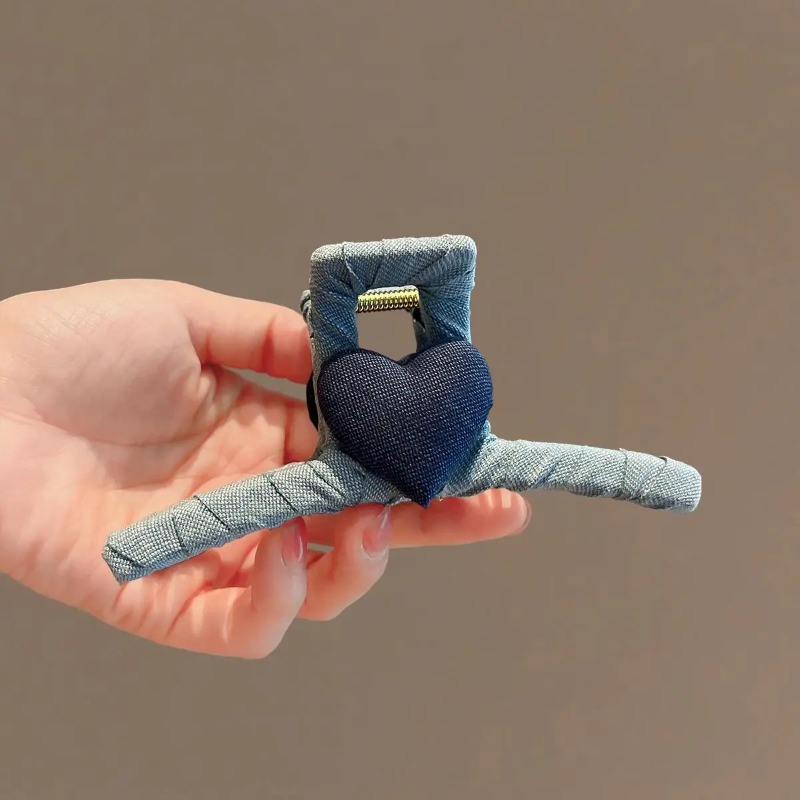 Autumn Winter Denim Bow Hair C - Women'S Winter Accessories Set 评论和价格