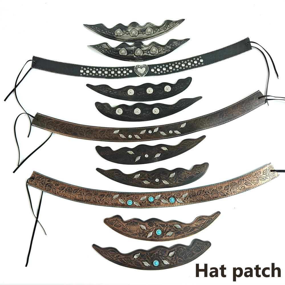 Western Leather Hat Band Vinta - Women Electronic Accessories 评论和价格