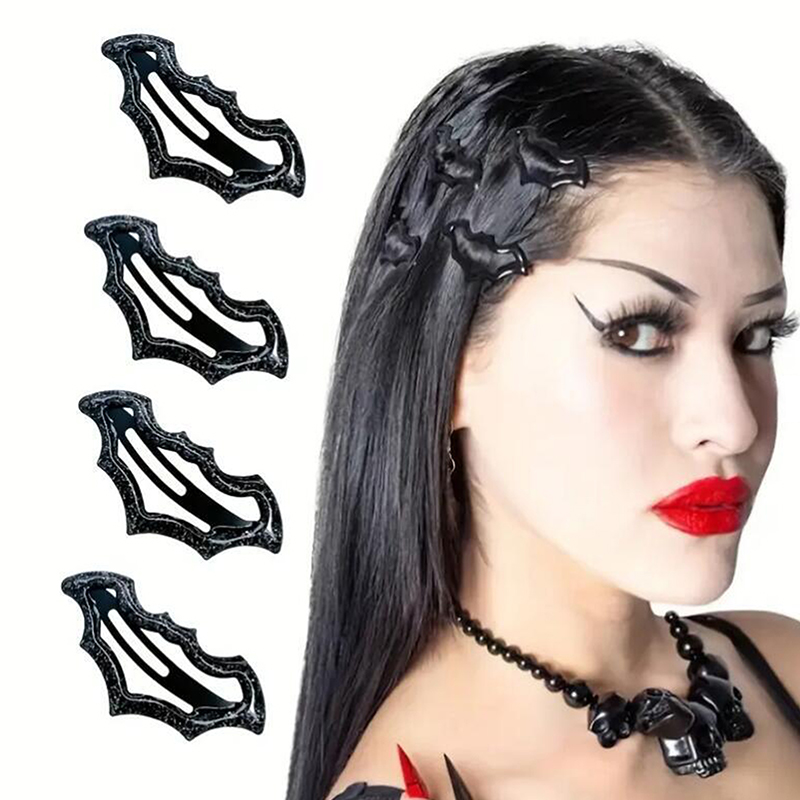 10Pcs Halloween Bat Hairpins S - Women'S Essential Accessories 评论和价格